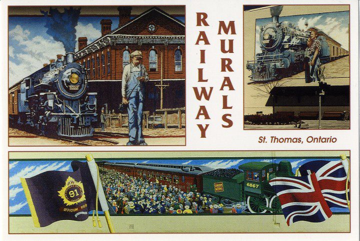 St. Thomas Railway Theme Murals